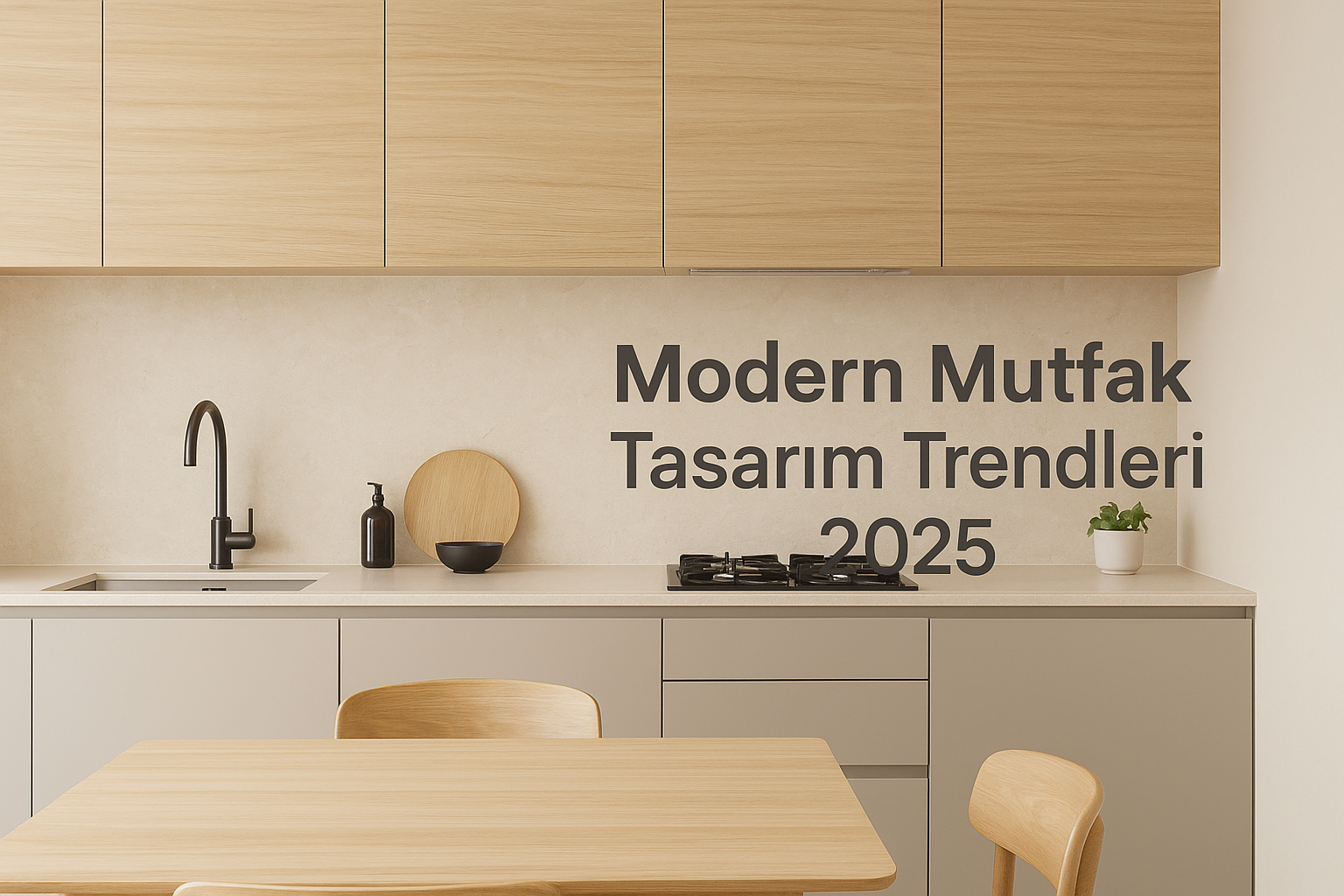 Modern Mutfak Tasarım Trendleri 2025
